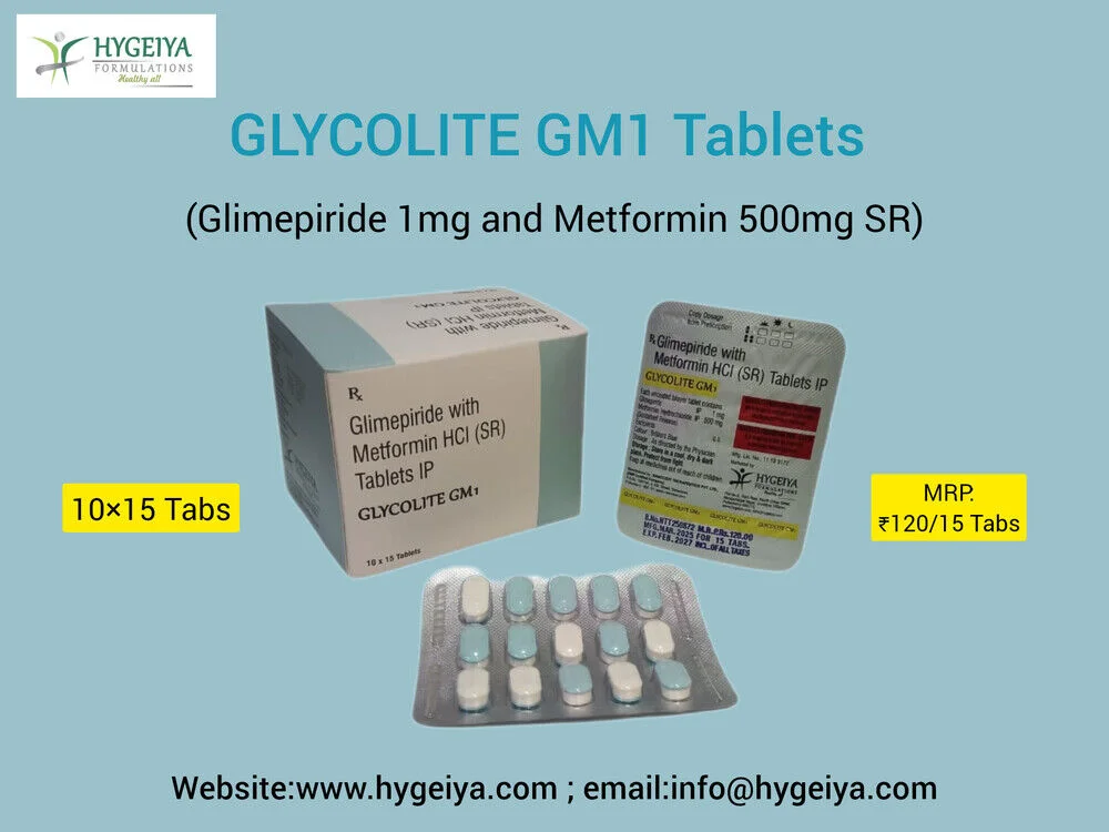 Glimepiride with Metformin Hcl (SR) Tablets IP